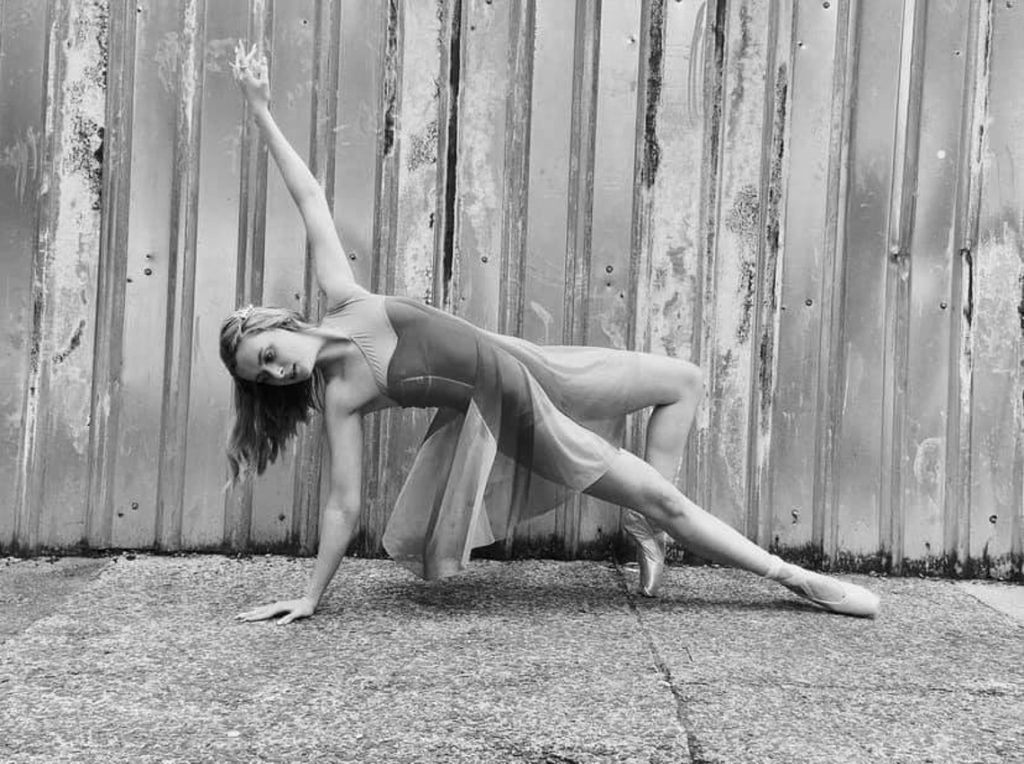 Beautiful ballet pose